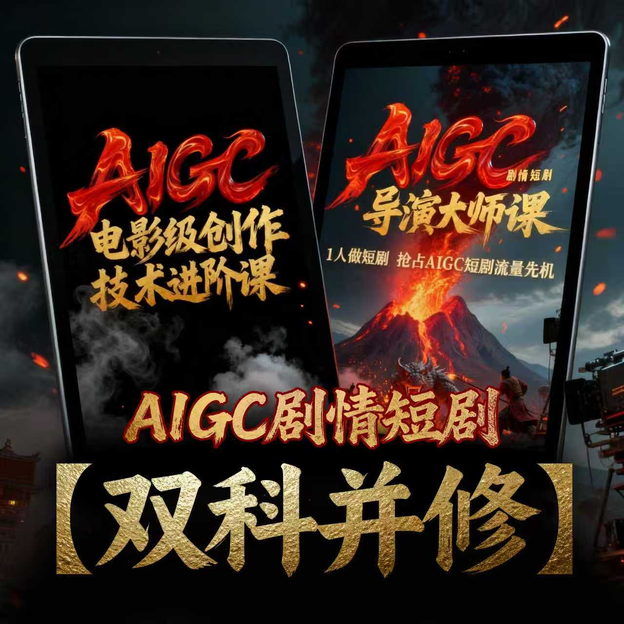AIGC导演大师课+电影级创作进阶课 【双修课】