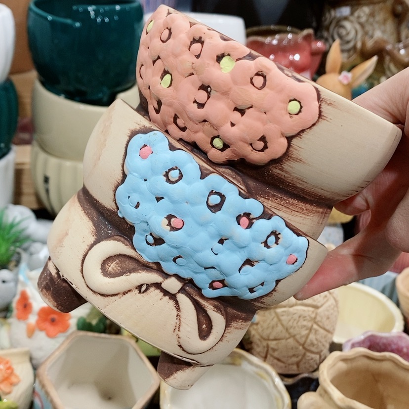 【闪购商品】陶瓷陶瓷花盆，多肉花盆
