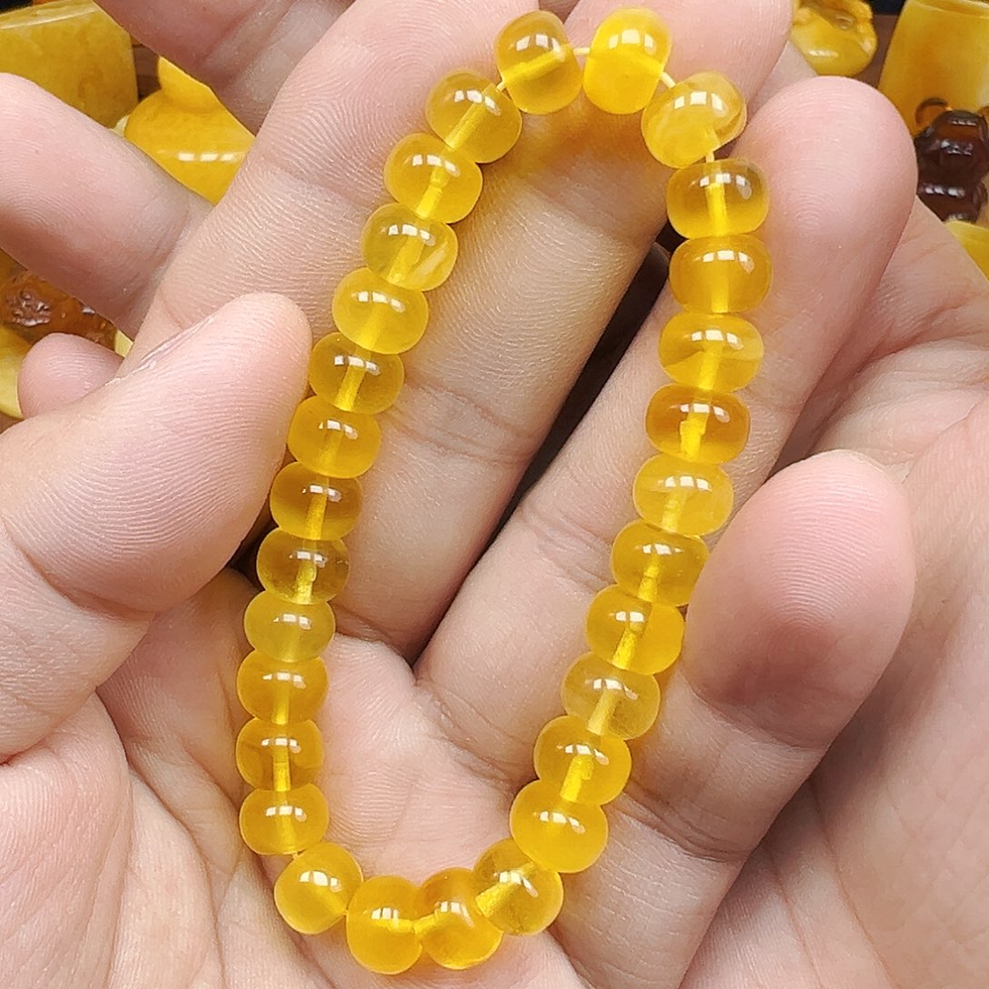 手链蜜蜡未镶嵌老型单圈11克，开播福利