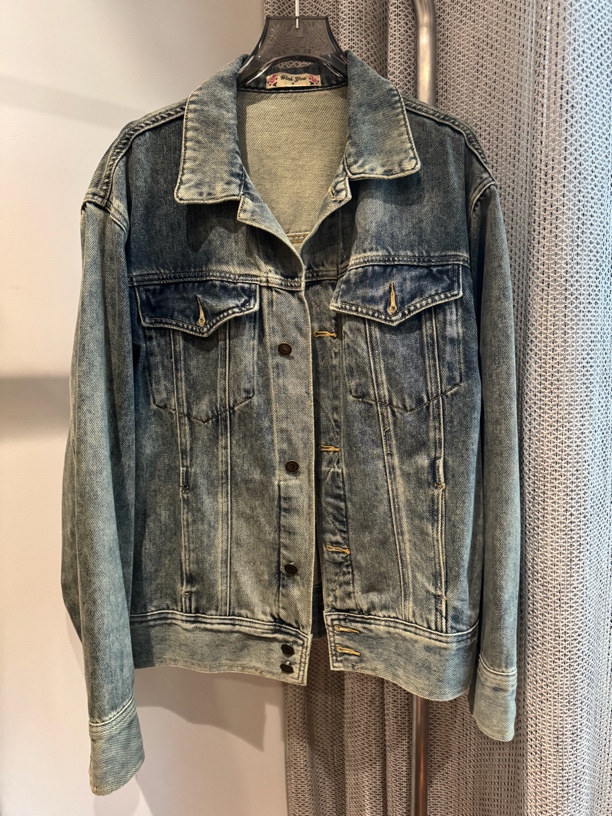 UNICA 小众设计款 早春款百搭系列高定款复古做旧牛仔衣