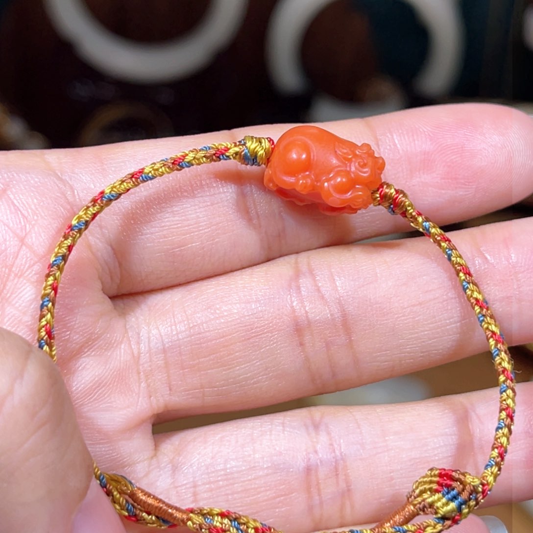 南红玛瑙颈饰未镶嵌