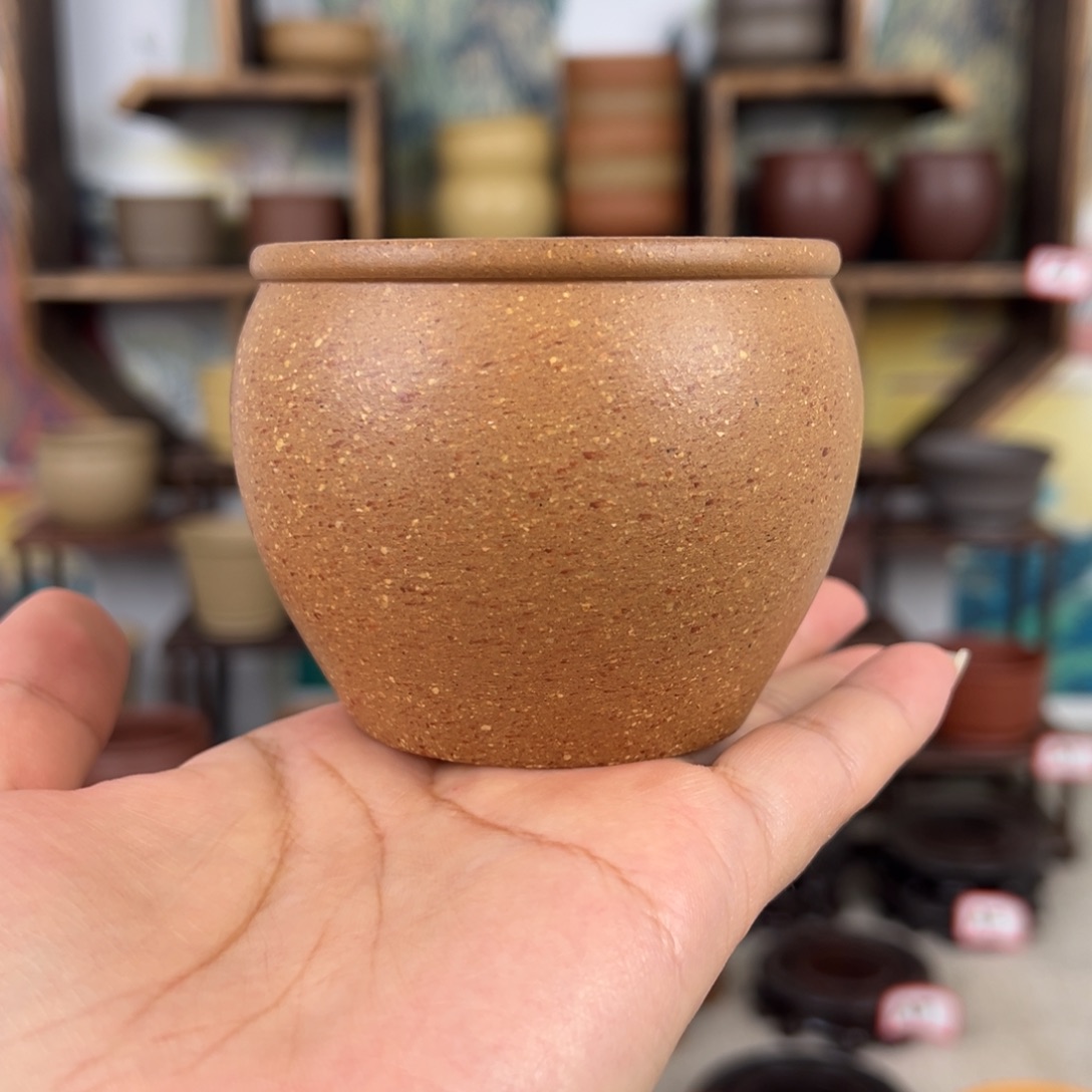 紫砂茶杯拙器甄选，纯原本矿。