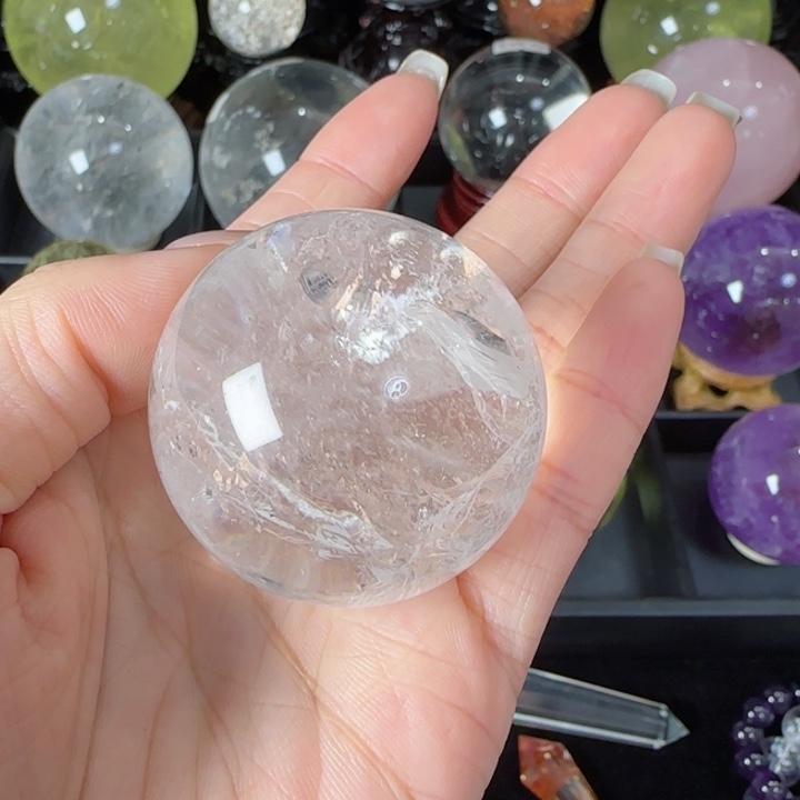 水晶天然水晶球G14未镶嵌天然4.4公分