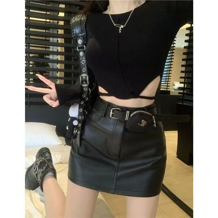 丽（直播间贴号拍，非图片款）高腰显瘦气质ins外穿百搭秋冬短裙