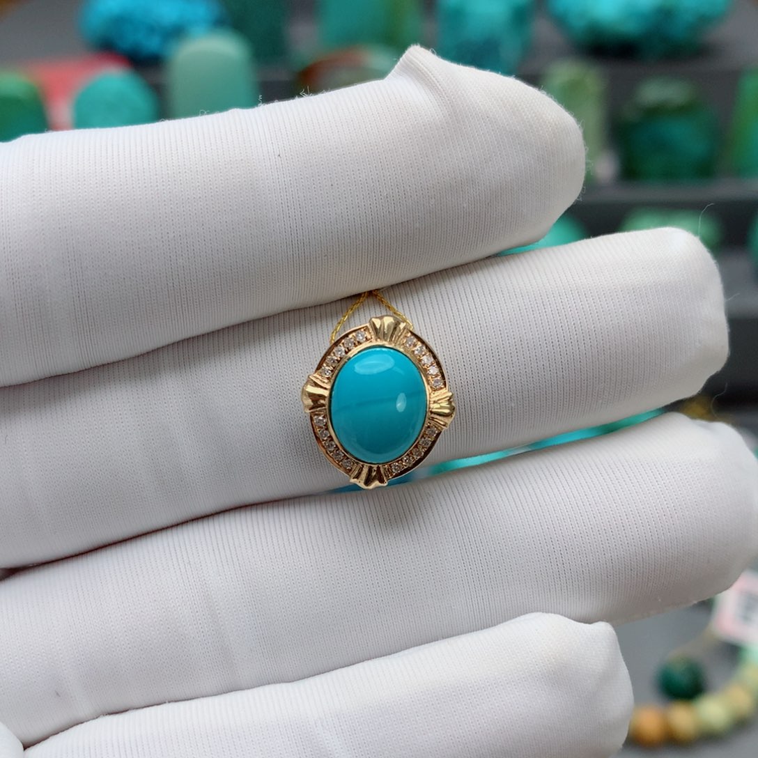 绿松石配饰未镶嵌