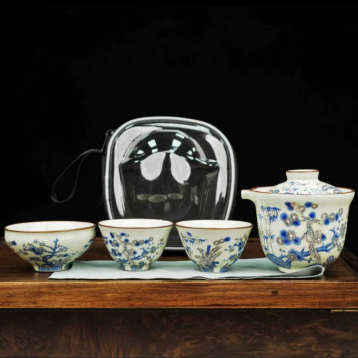 梅兰竹菊 快客 一壶三杯LC