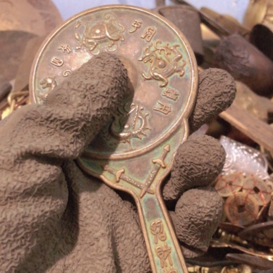 荷***灵闪电购铜摆件工艺品