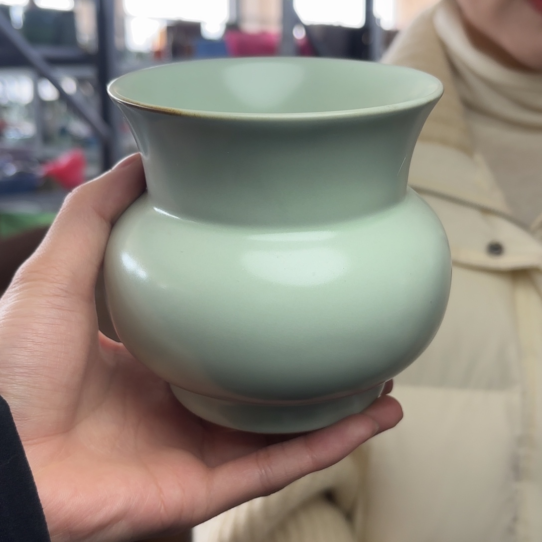 龙泉云间青瓷小米茶器