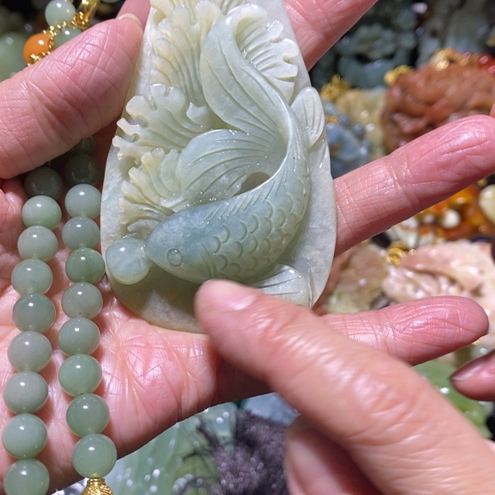 岫玉岫玉吊坠未镶嵌