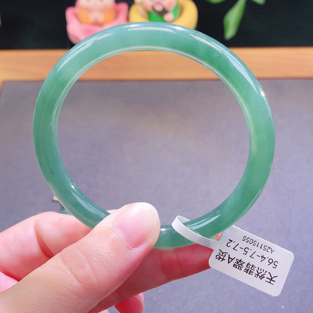 翡翠未镶嵌手镯天然翡翠