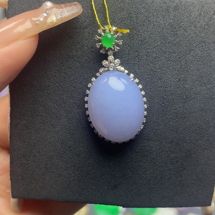 翡翠手链18K金镶嵌翡翠