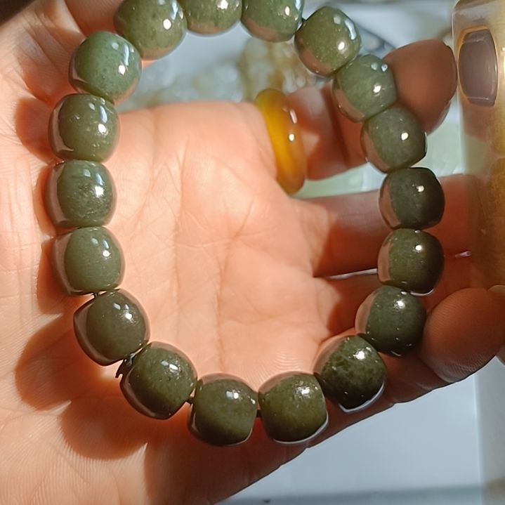 和田玉手链未镶嵌