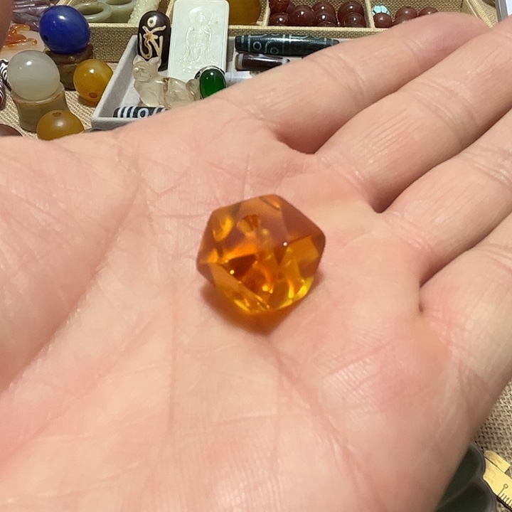 黄晶颈饰未镶嵌霸*