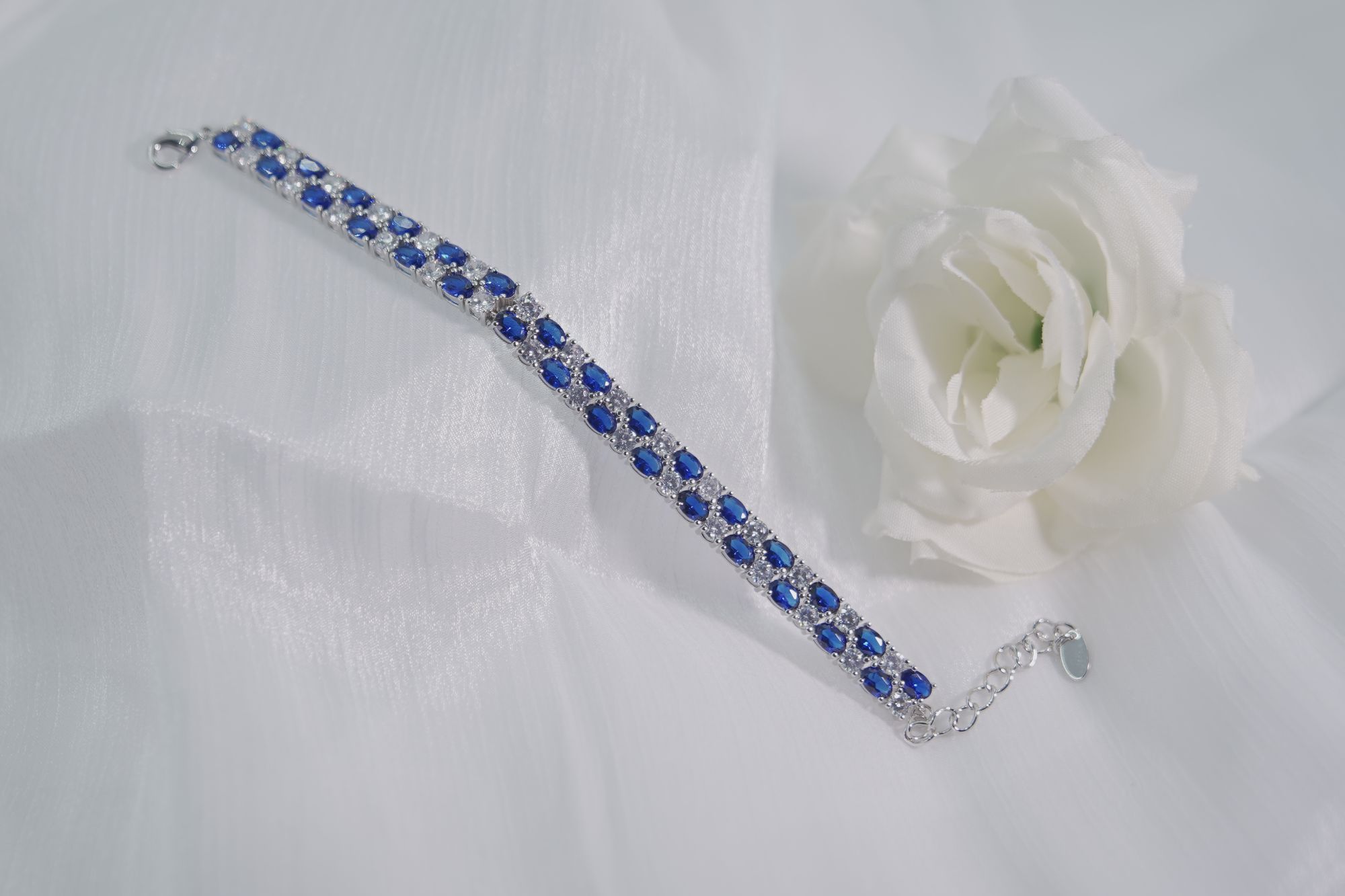 【粉丝专属】高奢臻品海洋之心蓝色宝石手链 XKZF88