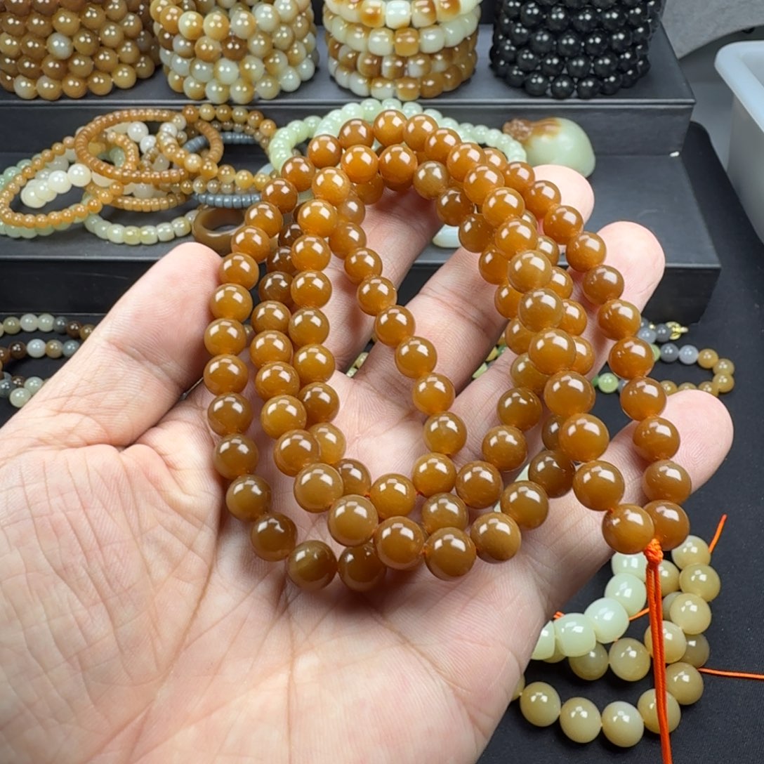 广***琪和田玉未镶嵌手链