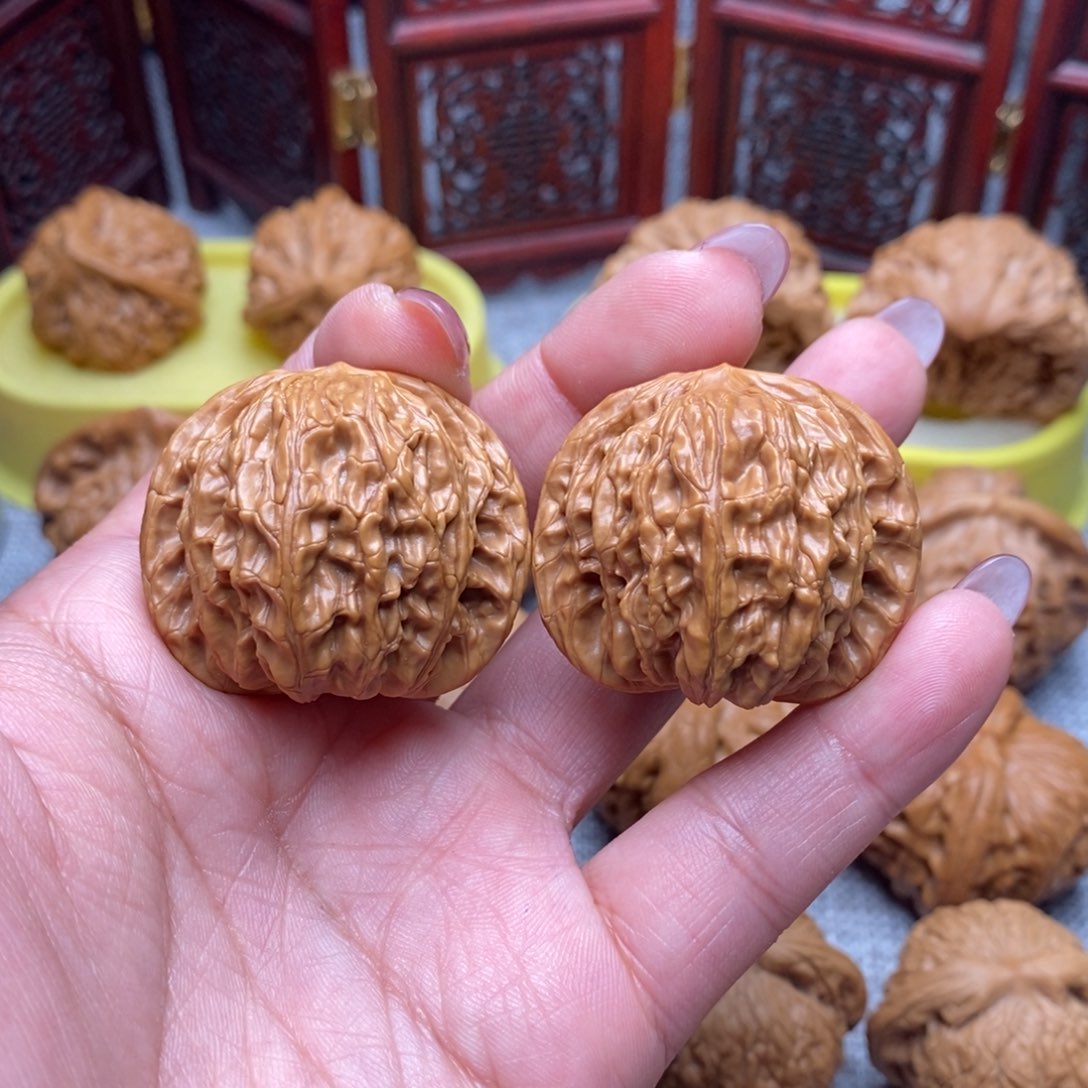 文玩核桃把件石子磨38