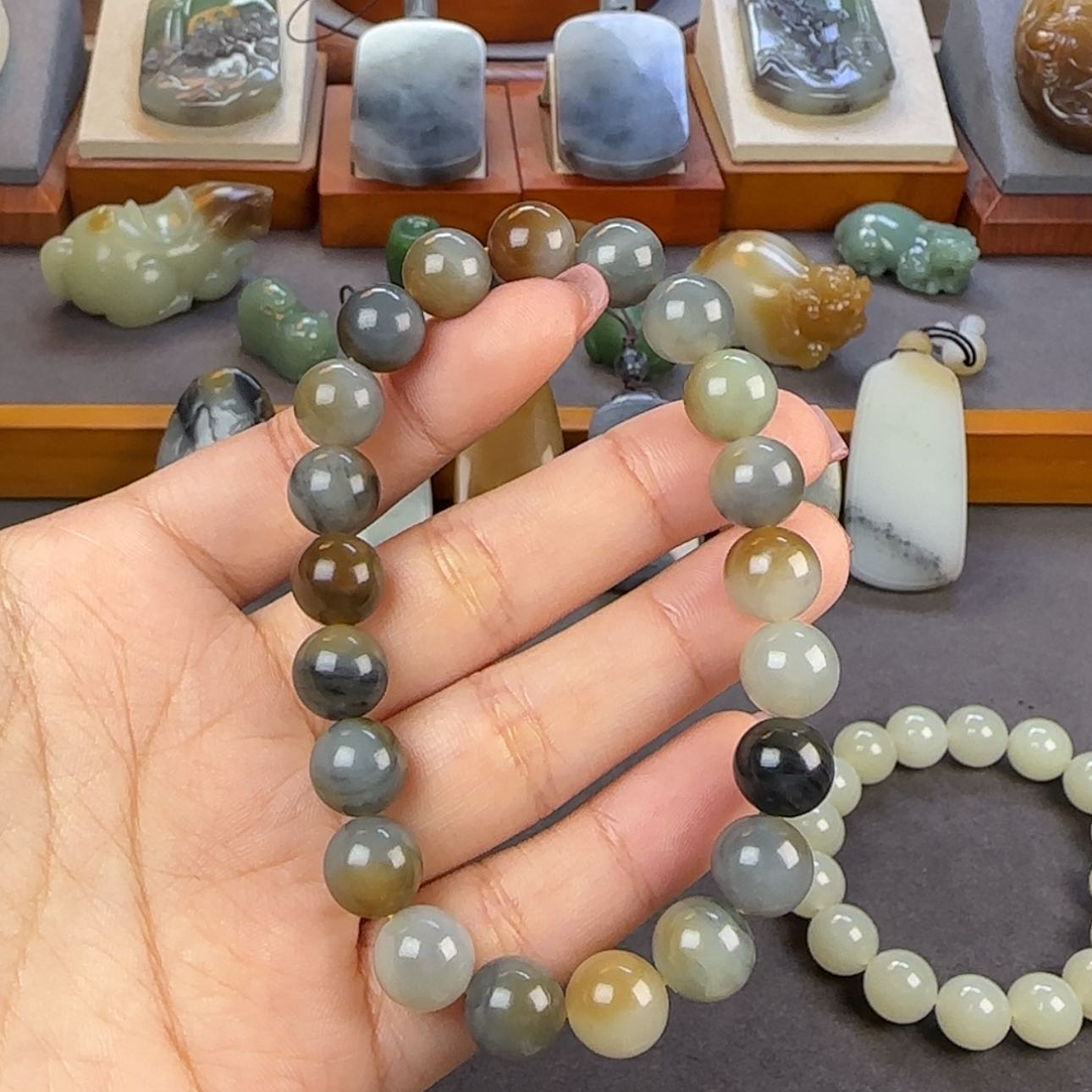 【闪购商品】未镶嵌和田玉手串