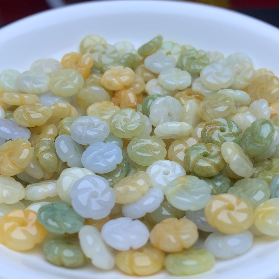 【闪购商品】翡翠手链未镶嵌卡9冰花花30个