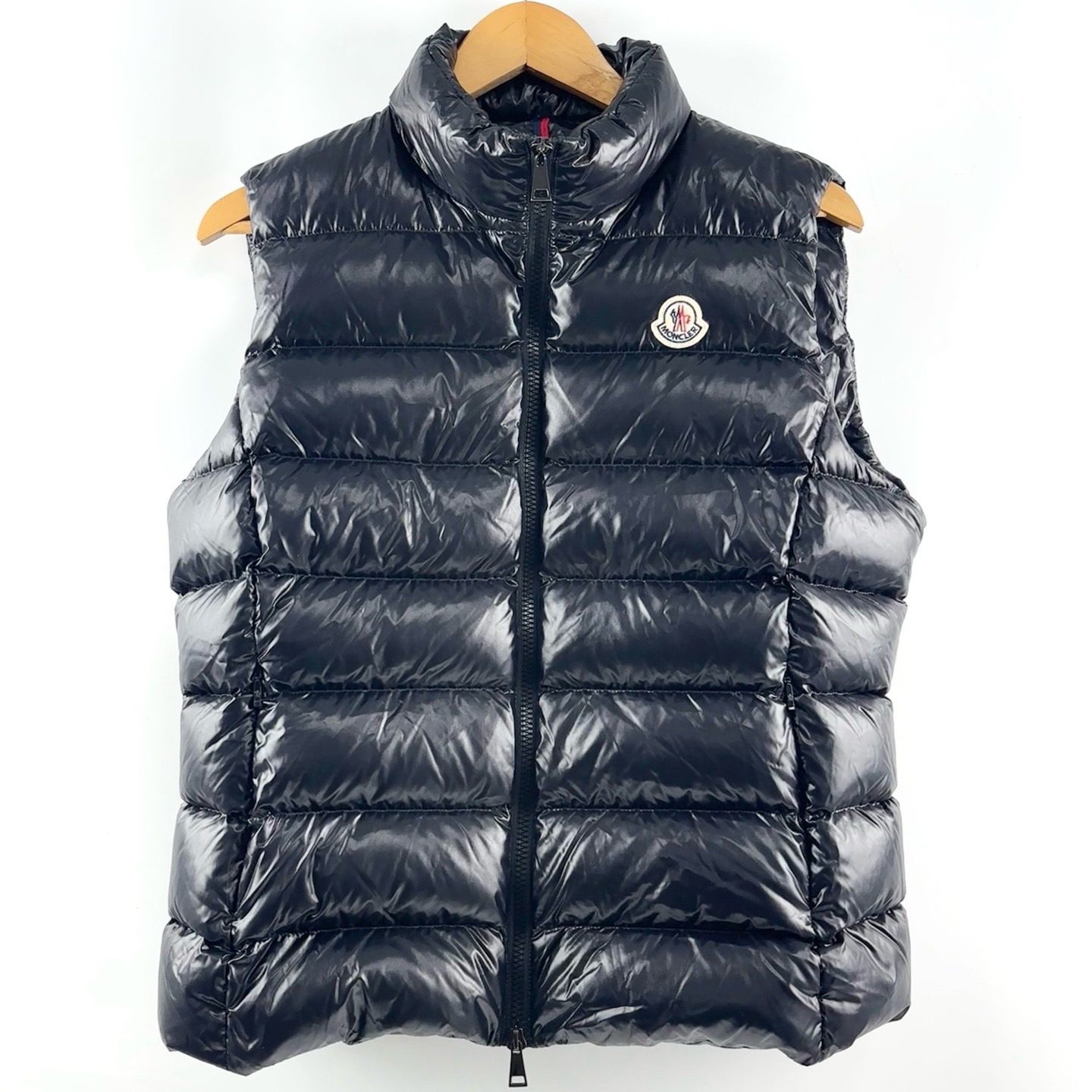 99新 MONCLER 5码 Moncler蒙口 黑色羽绒马甲 99新 lm4558
