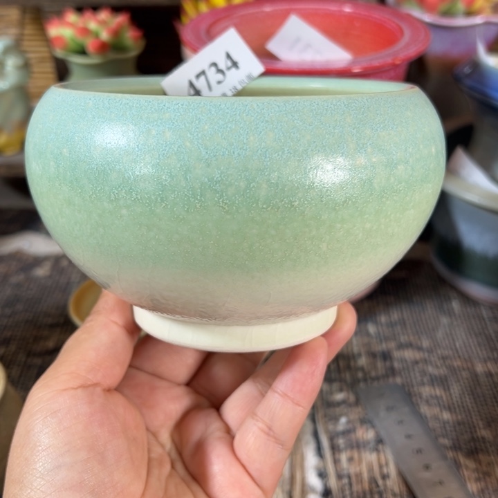 口10高8 手工花盆满30包邮