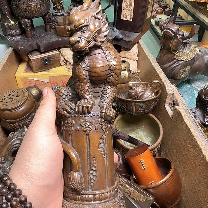 铜器办公室茶室摆件