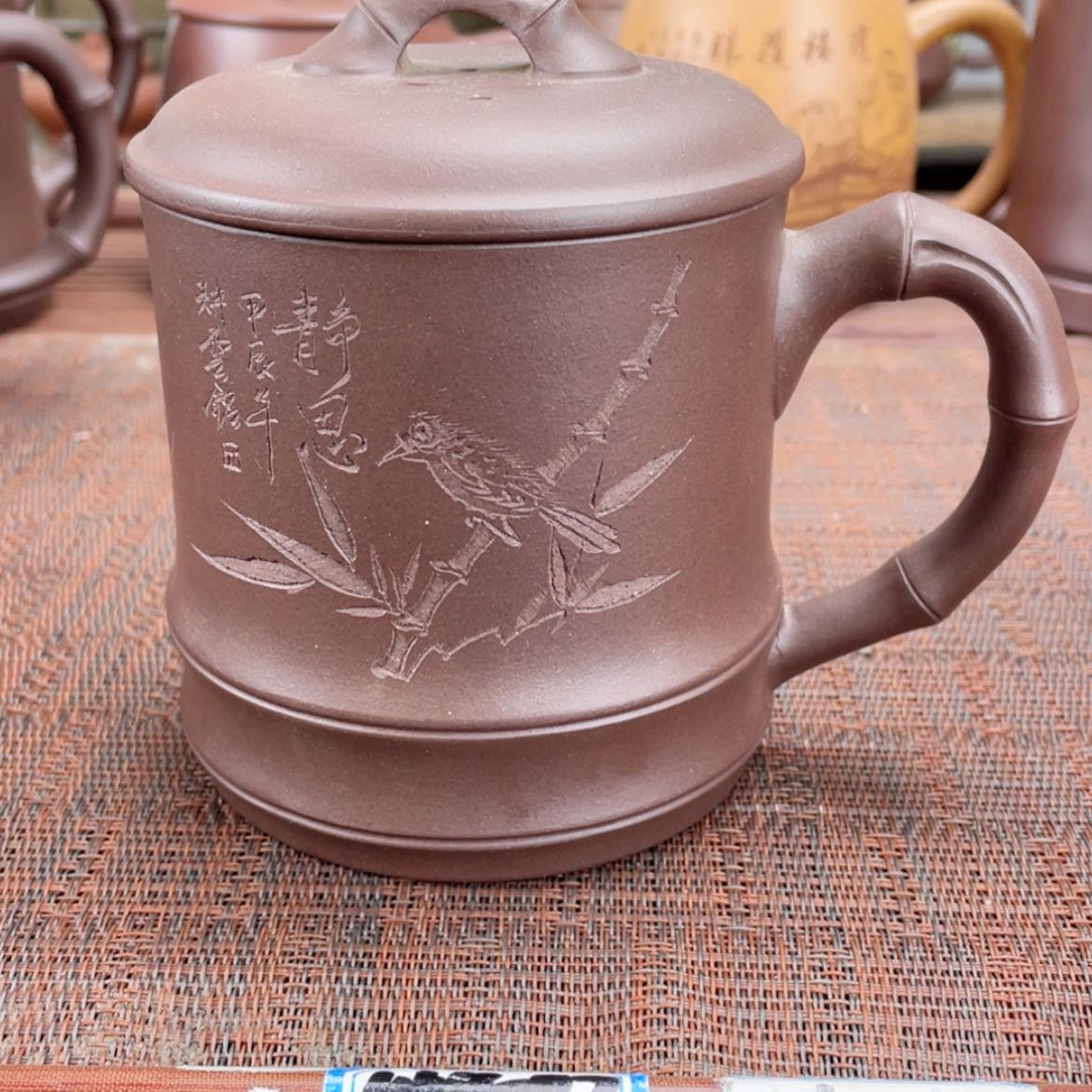 【闪购商品】紫砂茶杯宜兴原矿紫砂盖杯微瑕