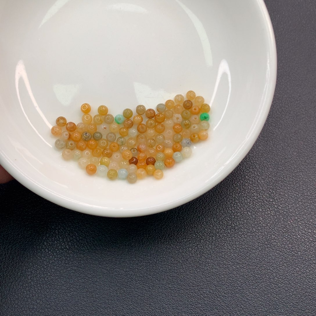 翡翠未镶嵌手链翡翠散珠多样性发自选