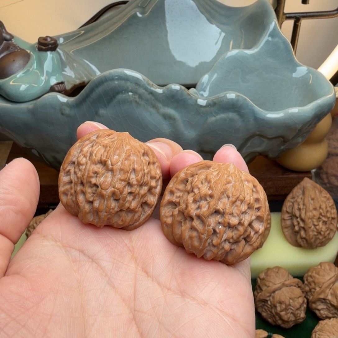 核桃文玩核桃吊坠磨盘34正