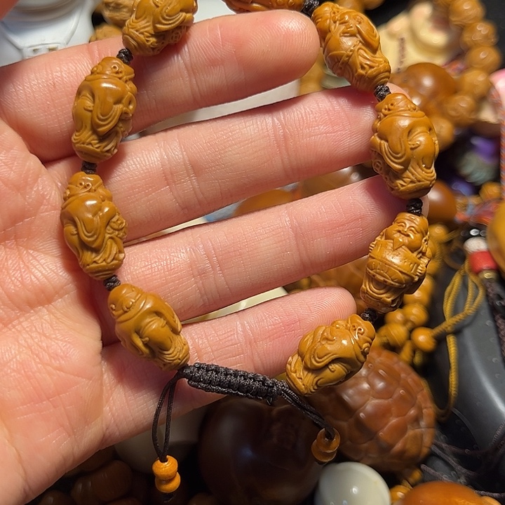 手串/手链橄榄核站立财神1.2