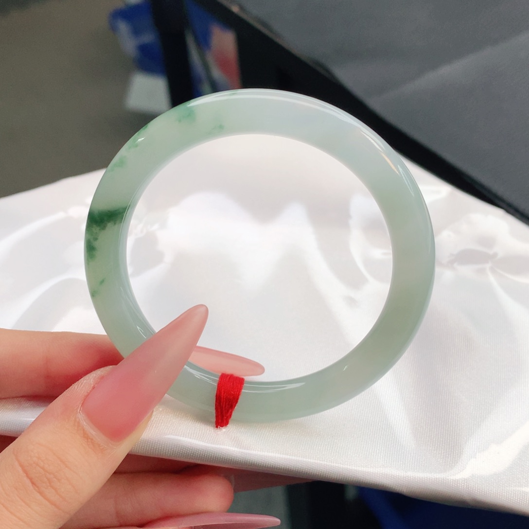 未镶嵌手镯翡翠圆条52