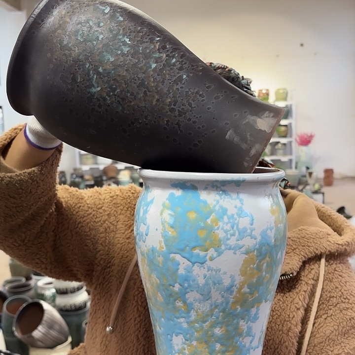 正品高25口15花盆