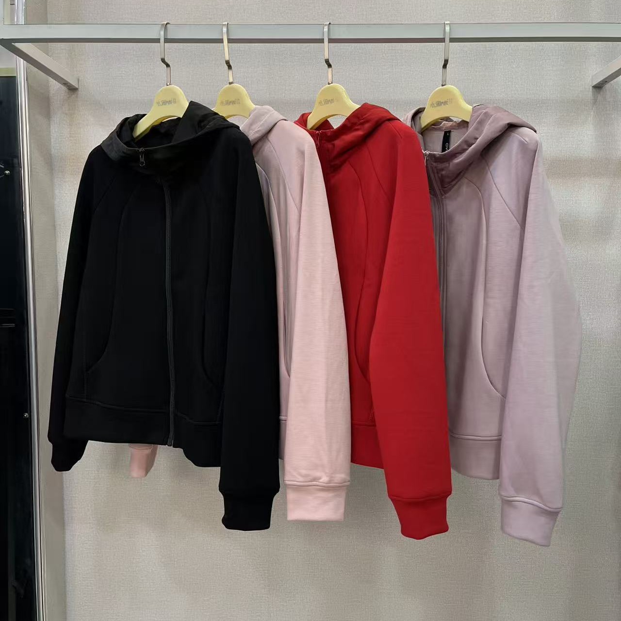 水淼2025秋冬新品梭织帽开衫1530