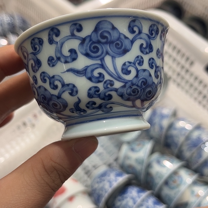 陶摆件景德镇陶瓷主人杯122