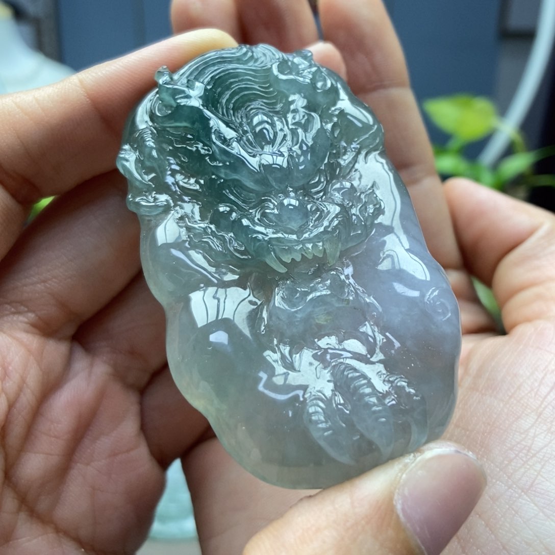 翡翠颈饰未镶嵌吊坠16