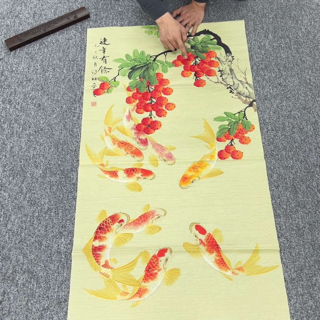 国画纯手绘字画宣纸