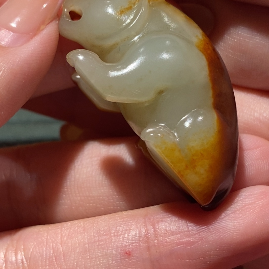 用***0和田玉（糖玉）未镶嵌挂件