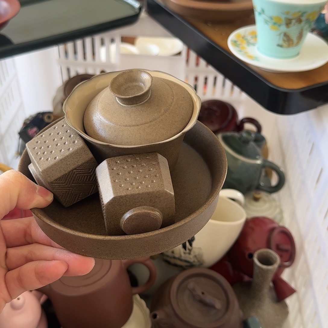 微瑕陶瓷茶具茶杯茶壶