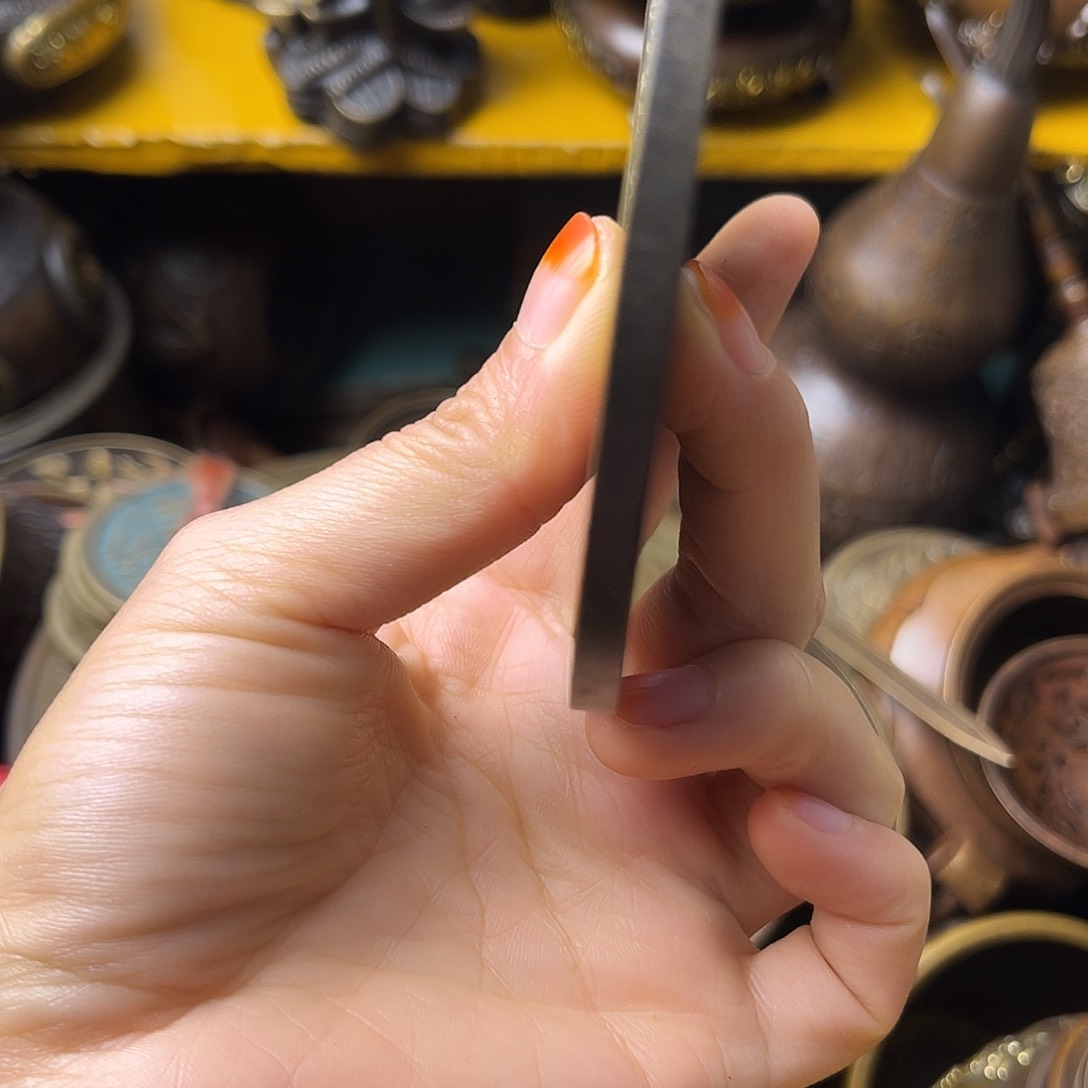 豫*熙原矿风磨铜精雕摆件 