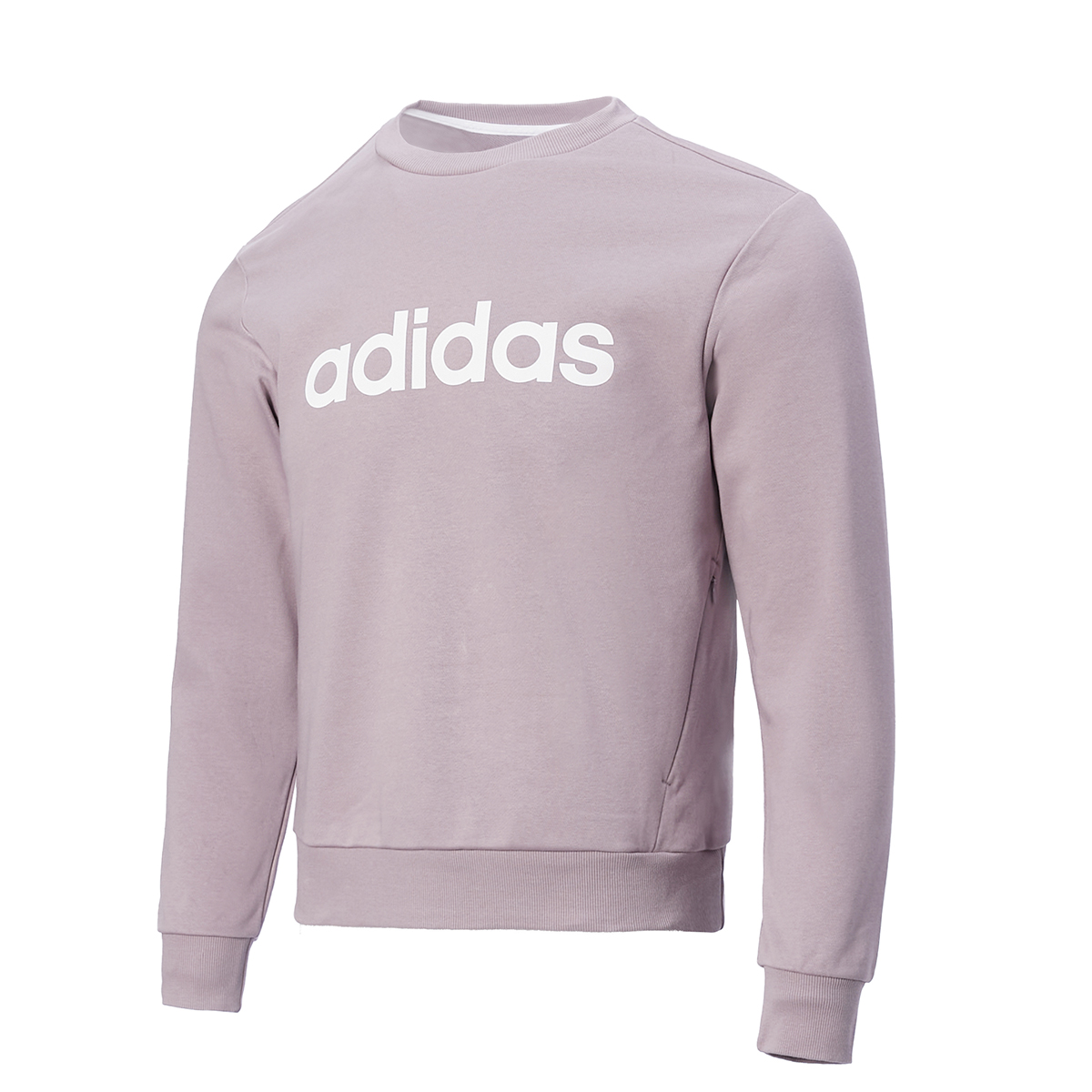 adidas 阿迪达斯  字母印花休闲落肩套头长袖卫衣 女款 JJ0429