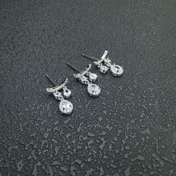 【小宝晶选】天然海蓝宝耳坠 多样性发一件 1045XBQQ