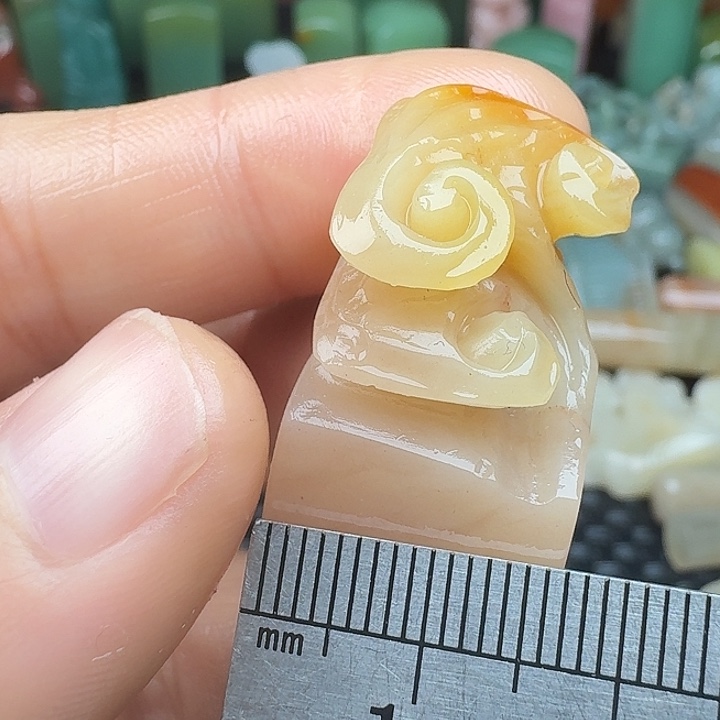 青田石真真正正章