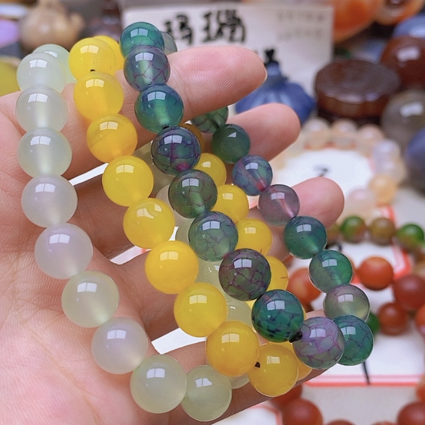 【闪购商品】未镶嵌玛瑙/玉髓珠宝半成品珠****修