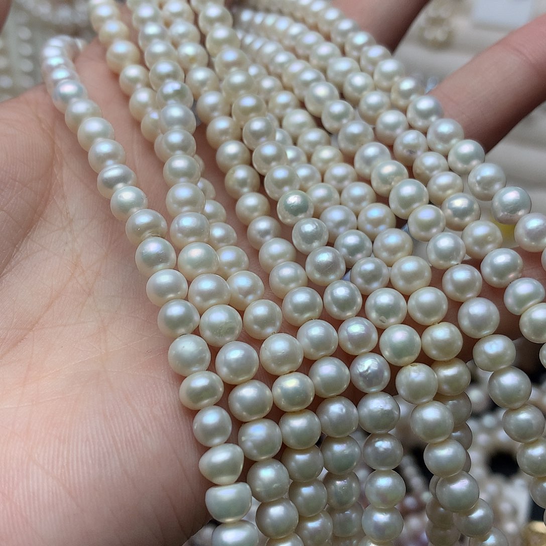 淡水珍珠5-6未镶嵌x9项链