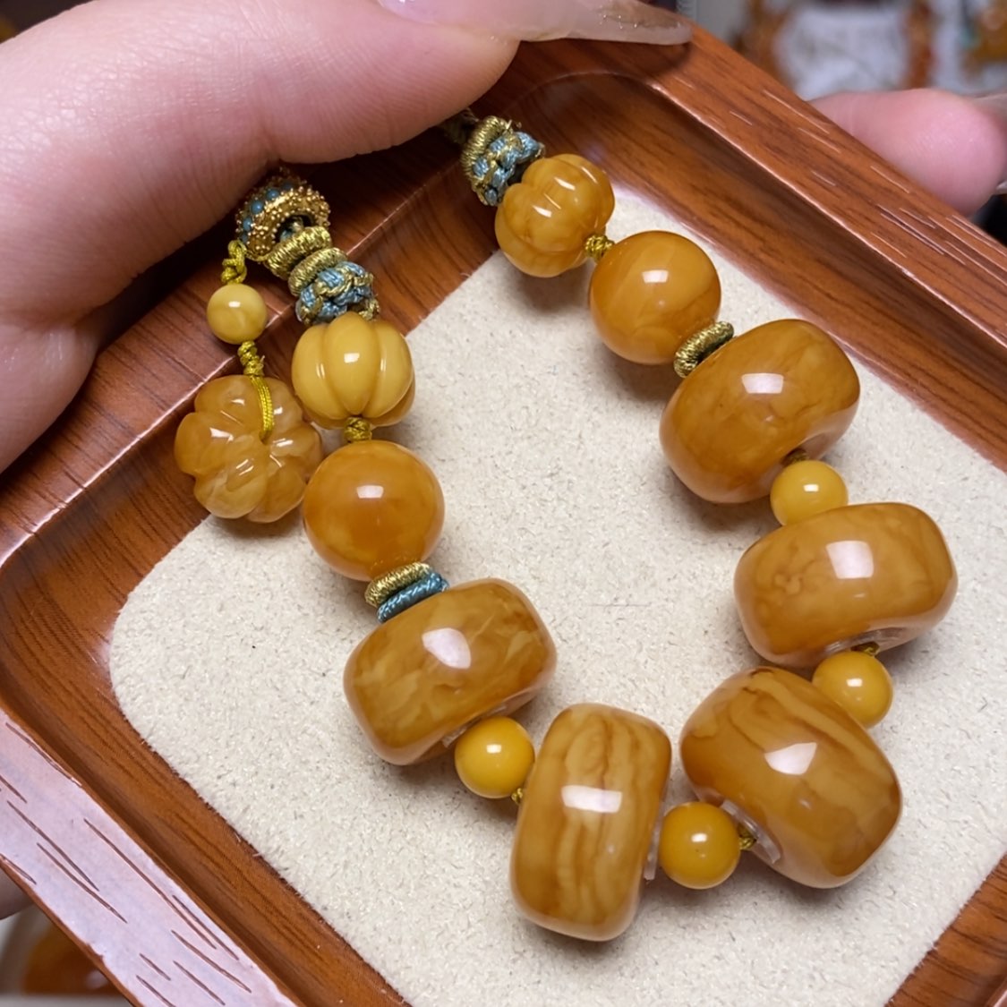 【闪购商品】手链蜜蜡未镶嵌?****手串定制