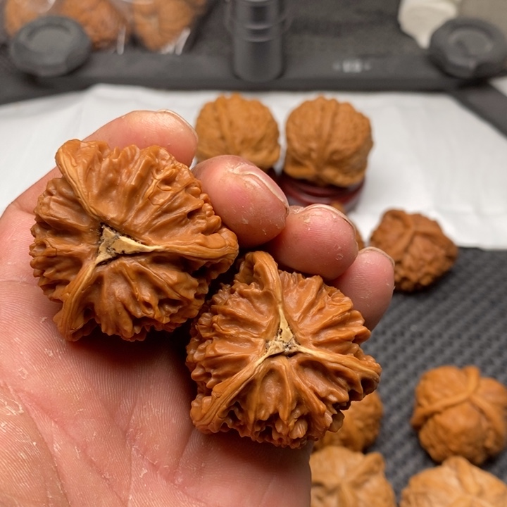 核桃把件墩*拼接宫灯6