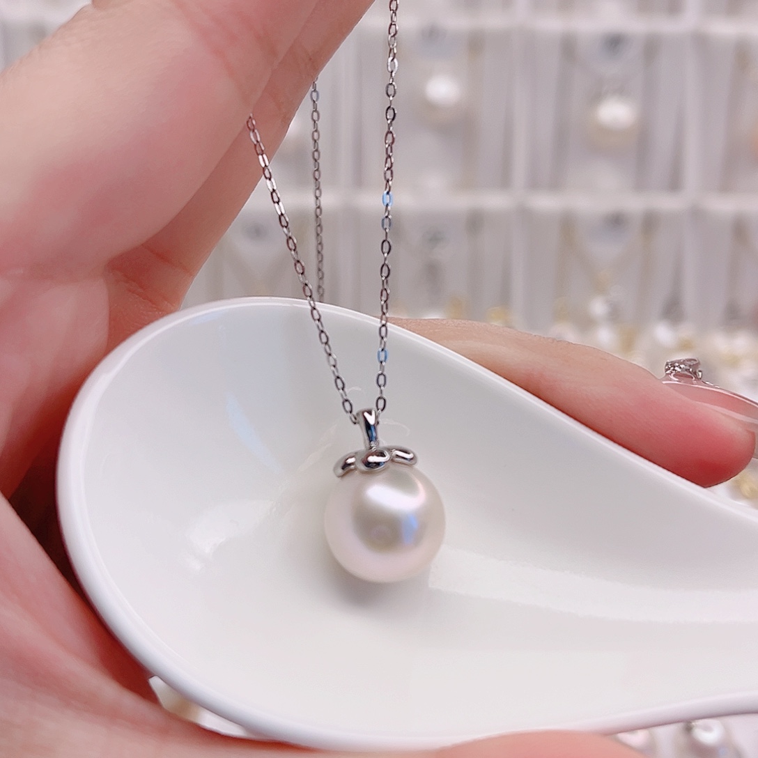 淡水珍珠未镶嵌吊坠(赠链)