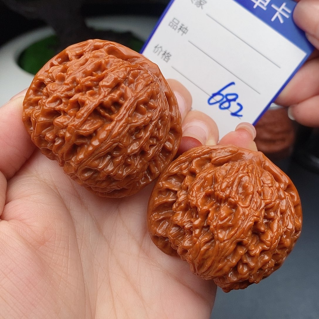 把件文玩核桃47水龙纹682