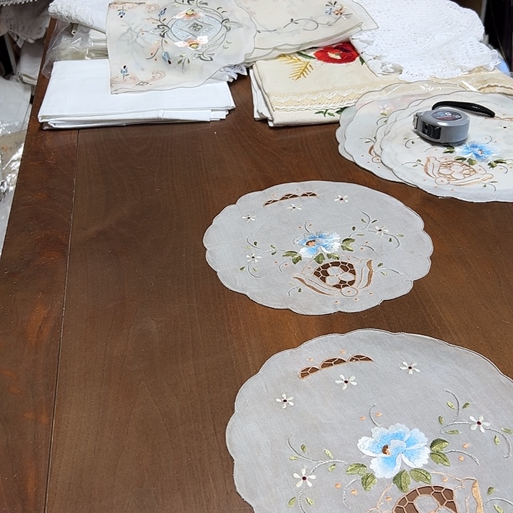 毛绒亚麻棉028-28圆-2片