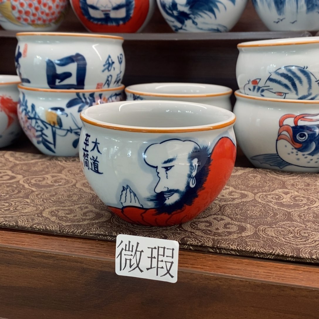 釉下彩手工绘制手工绘制
