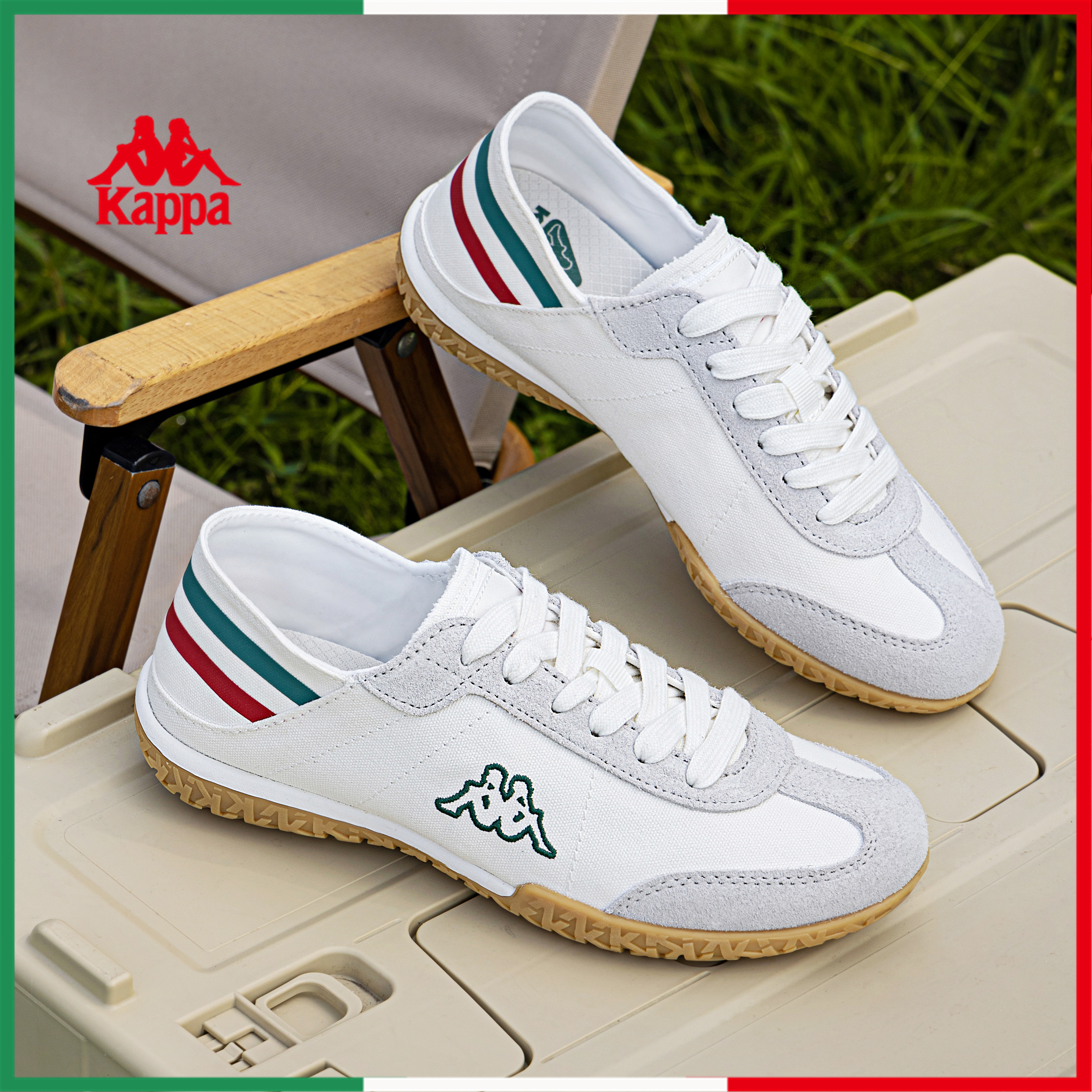 Kappa卡帕德训鞋男女秋冬两穿软底百搭一脚蹬运动潮鞋K0DX5BB03D